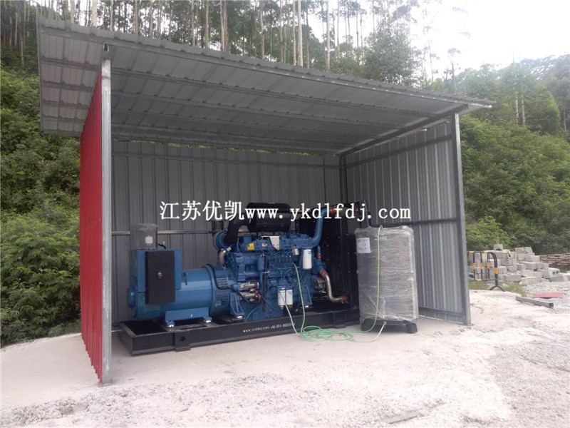 2020年7月2日，500KW玉柴發(fā)電機組交付廣西來賓某工地使用