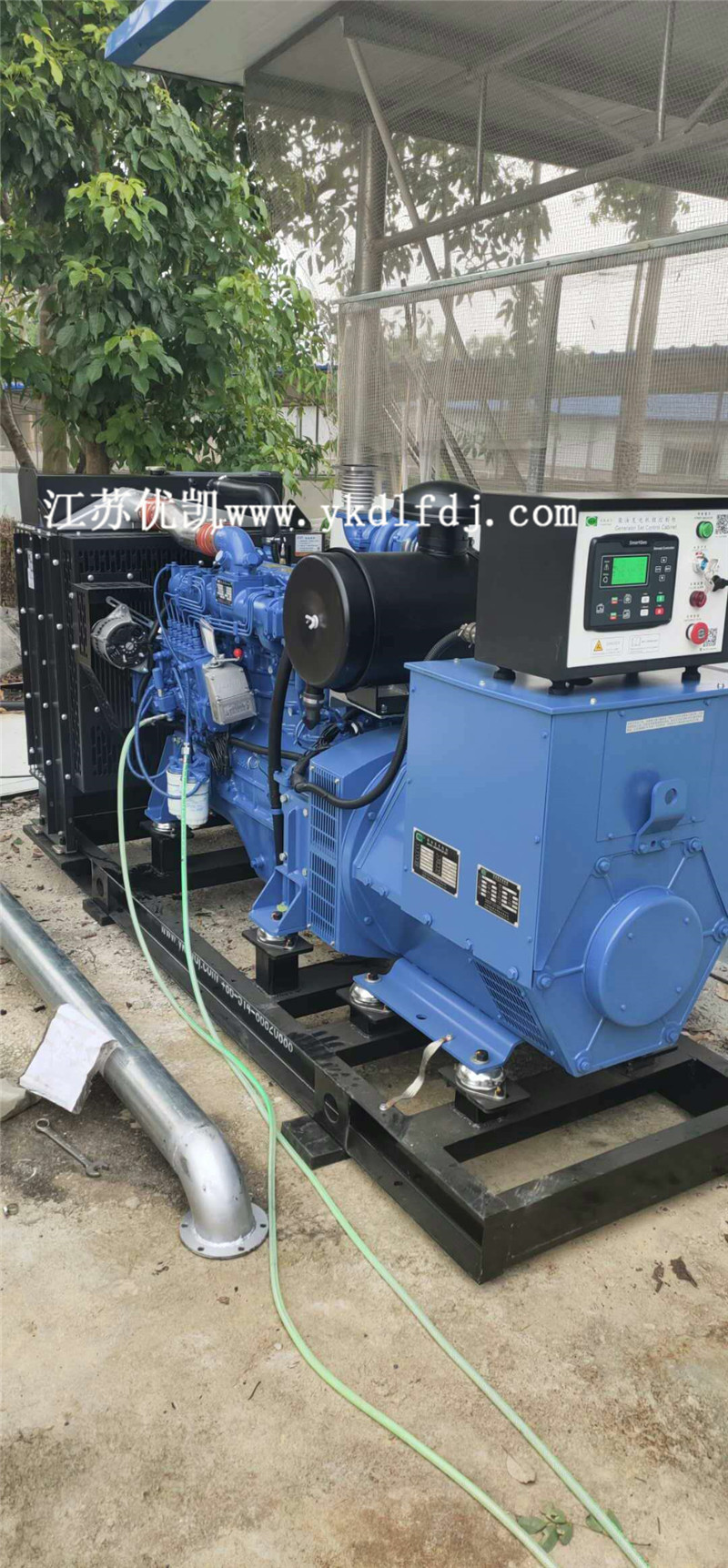 2020年10月13日，150KW玉柴發(fā)電機(jī)組交付廣西某養(yǎng)殖場使用