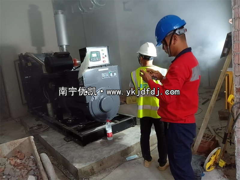 2022年6月15日，400KW上柴發(fā)電機(jī)組交付廣西賓陽某工程隊使用