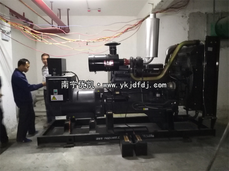 2022年8月3日，300KW凱普發(fā)電機(jī)組安裝調(diào)試現(xiàn)場