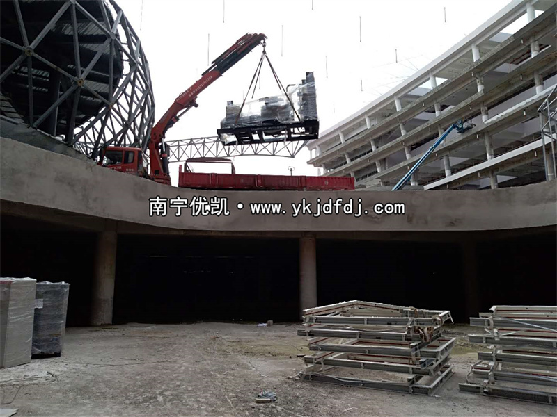 2022年6月15日，900KW上柴發(fā)電機(jī)組帶ATS柜通過驗收交付某產(chǎn)業(yè)園