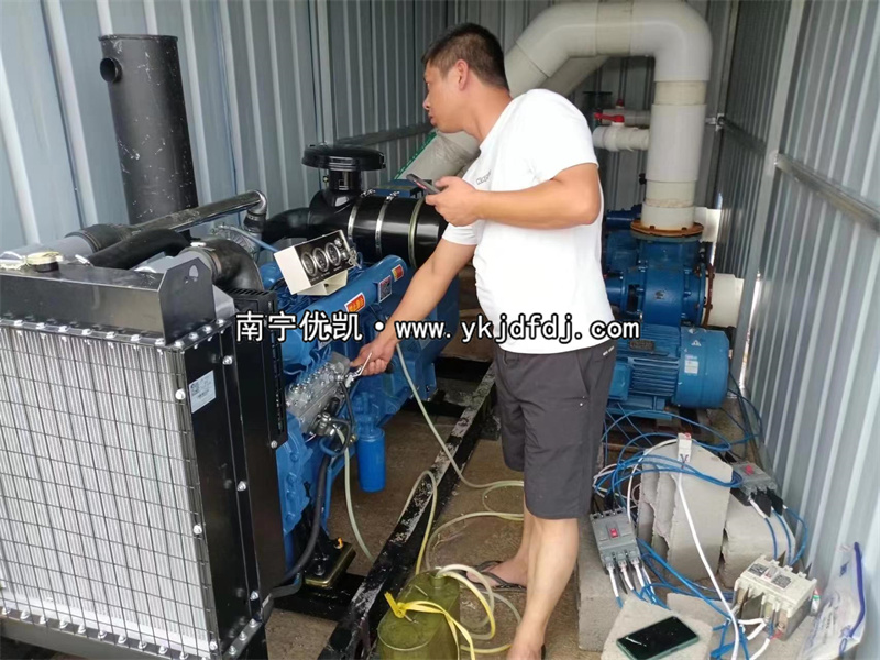 2023年6月16日，120kw濰坊雷納柴油發(fā)電機組送貨欽州養(yǎng)蝦場