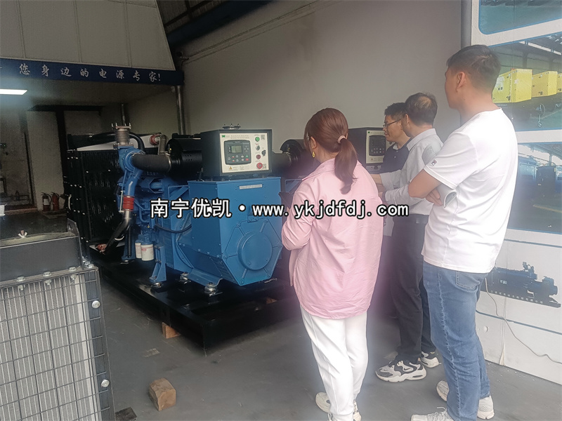 2024年3月18日，越南客戶到南寧店鋪學(xué)習(xí)柴油發(fā)電機(jī)組使用及相關(guān)知識