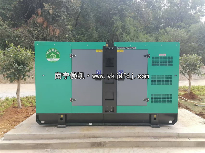 2024年11月21日，平果項目160kw低噪音柴油發(fā)電機組到貨試機