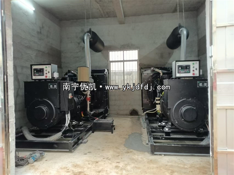 2024年2月23日，貴港項(xiàng)目兩臺(tái)500KW柴油發(fā)電機(jī)組安裝完成并通過驗(yàn)收
